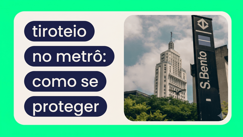 Tiroteio no Metrô SP: como proteger famílias no transporte