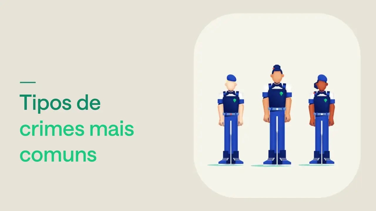 Tipos de crimes mais comuns no Brasil