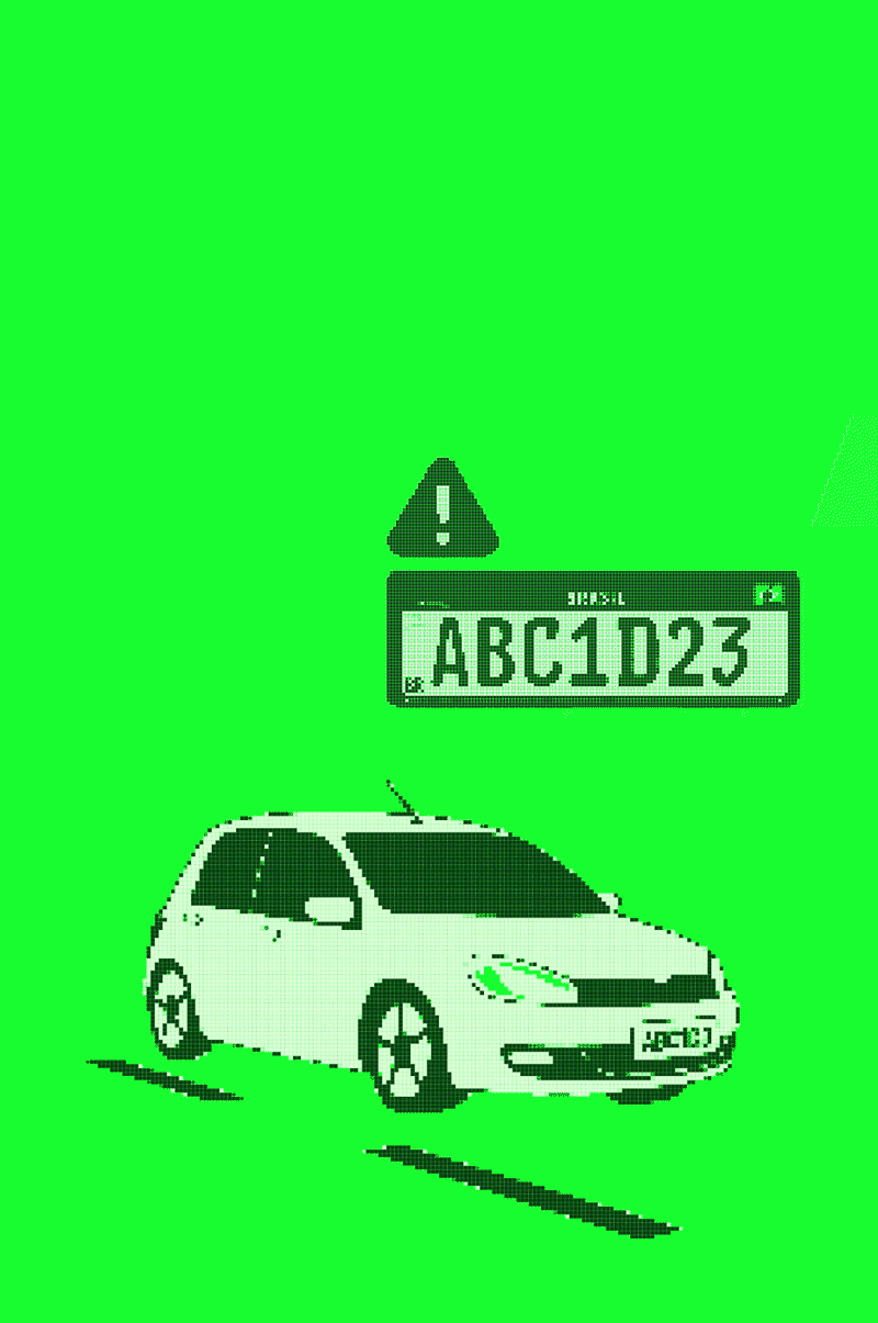 card 1 - tecnologia de leitura de placas gif