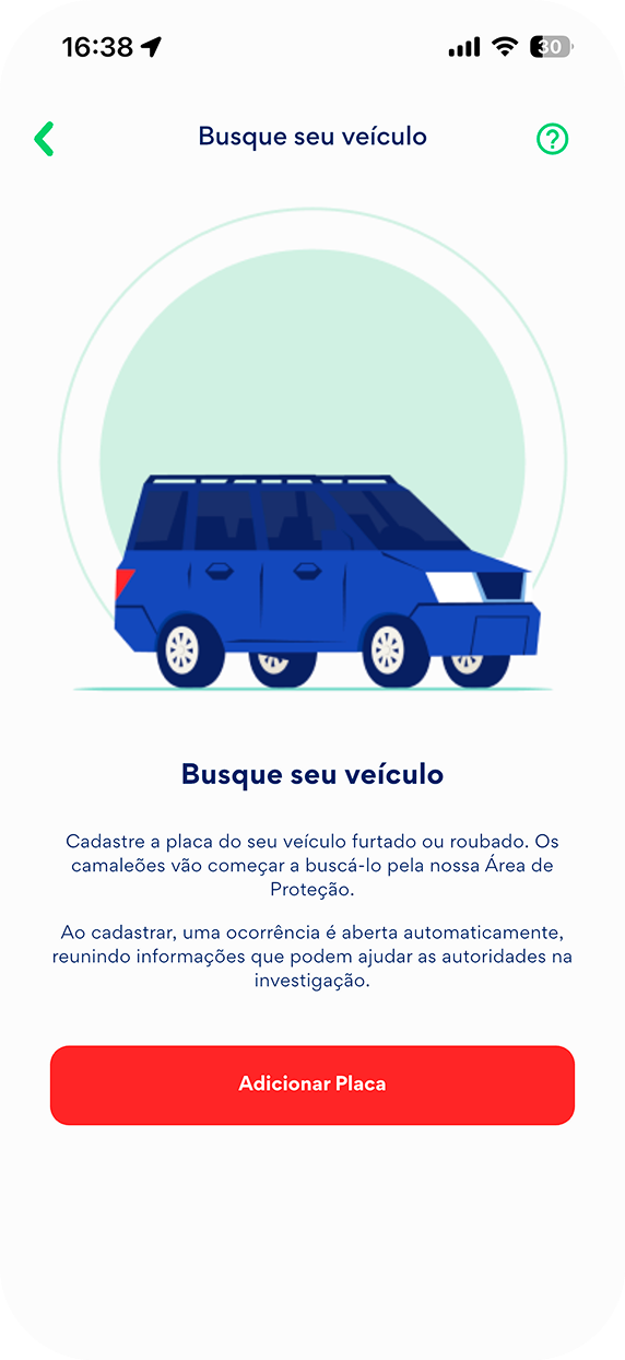 Busque seu veículo roubado